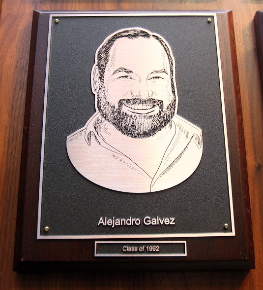 Alex Galvez entered into the Christopher Columbus High School Hall of Fame!